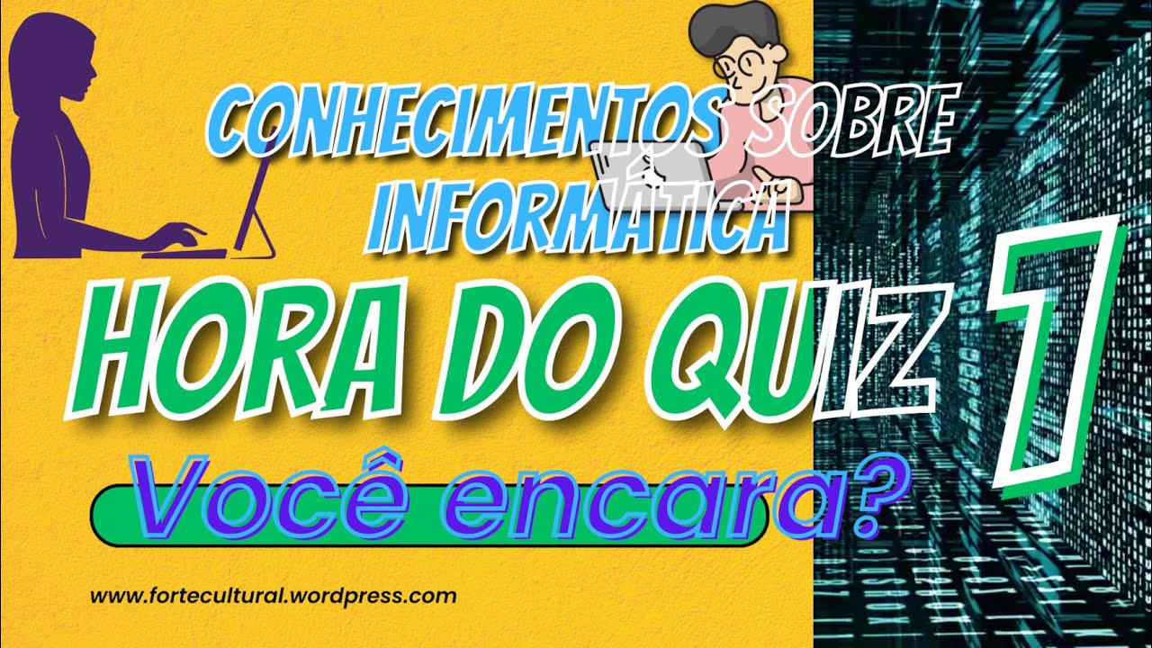 EdiSilva64's tweet card. ❓ Hora do Quiz 1 Conhecimentos Sobre Informática