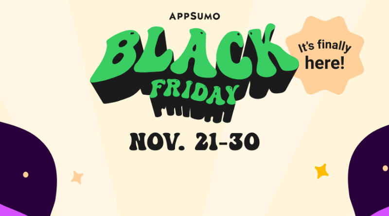 TopItGuy's tweet card. Appsumo Black Friday Sale 2024 Is Here. Get lifetime Deals on 20+ tools. Additionally save 10% extra on some of the best tools. learn more.