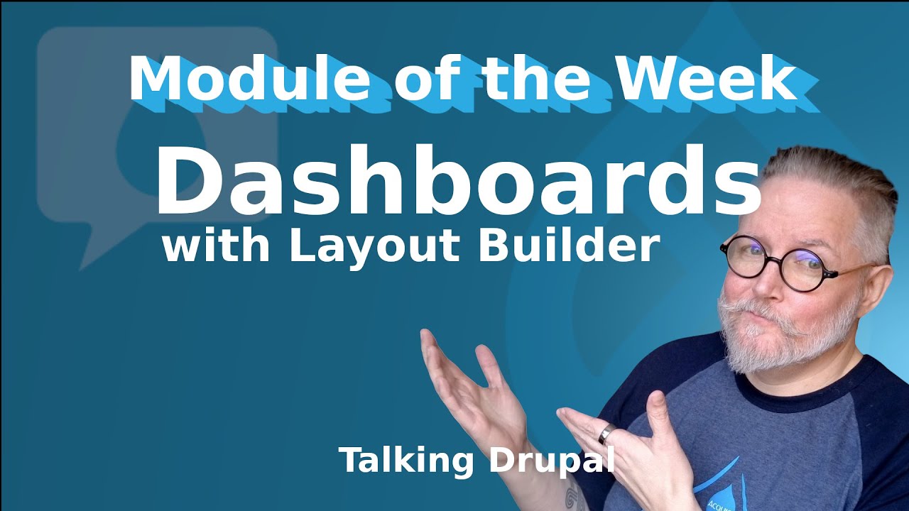 DataPrimeCloud's tweet card. Drupal Module: Dashboards with Layout Builder