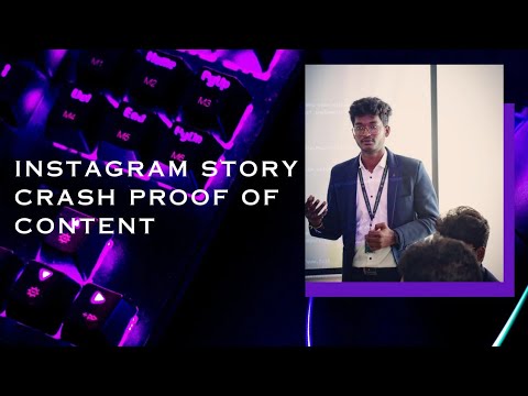 karthithehacker's tweet card. instagram story crash poc