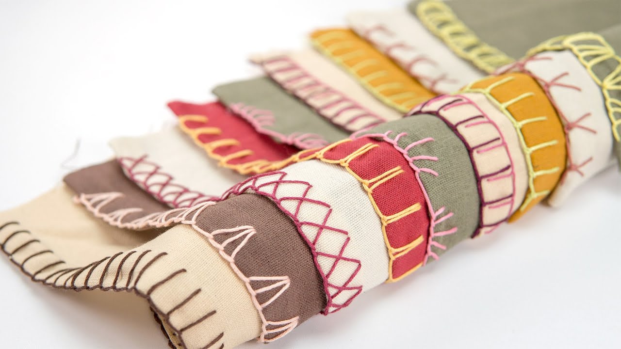 LizMasters's tweet card. Learn Hand Sewing Blanket Stitch: 10 Decorative Edge Stitches