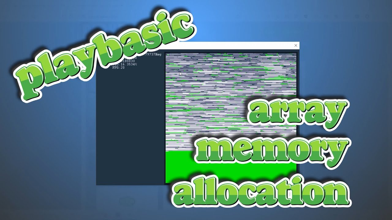 PlayBasic's tweet card. Supercharging PlayBasic: Array Memory Allocation for Faster Perform...