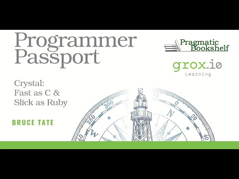 GroxioLearning's tweet card. Programmer Passport - Crystal Language Part 1