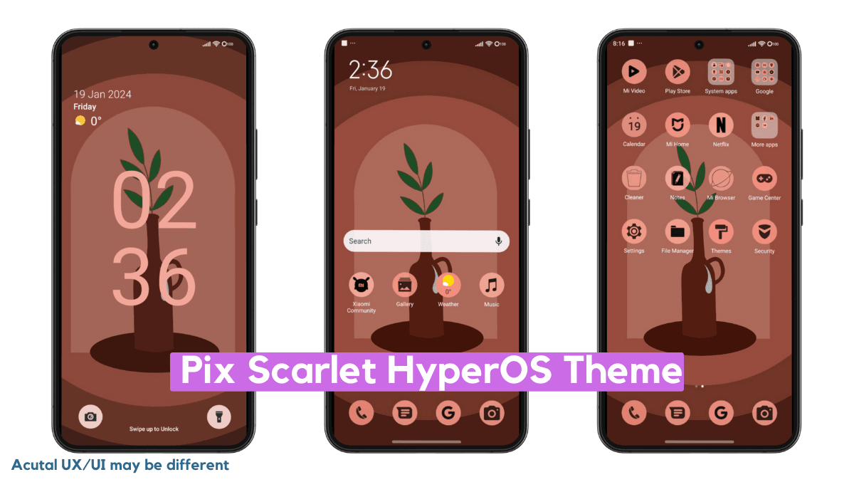 hyperostheme's tweet card. Pix Scarlet Theme for HyperOS is a beautiful Dynamic theme for Xiaomi Devices. This theme is based on the Dynamic Features, which gives your HyperOS Devices a decent UI experience. Like other HyperOS...