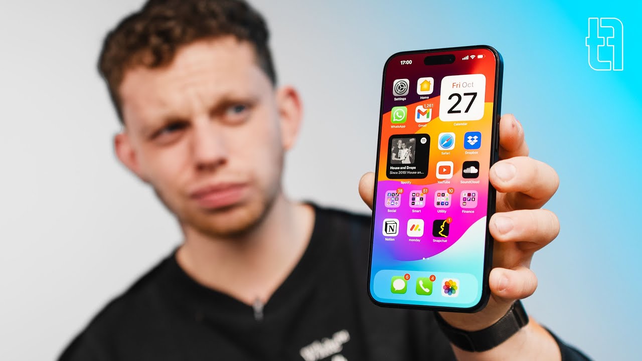 TechFlowTweets's tweet card. iPhone 15 Pro Max One Month Later: What's The Point!?