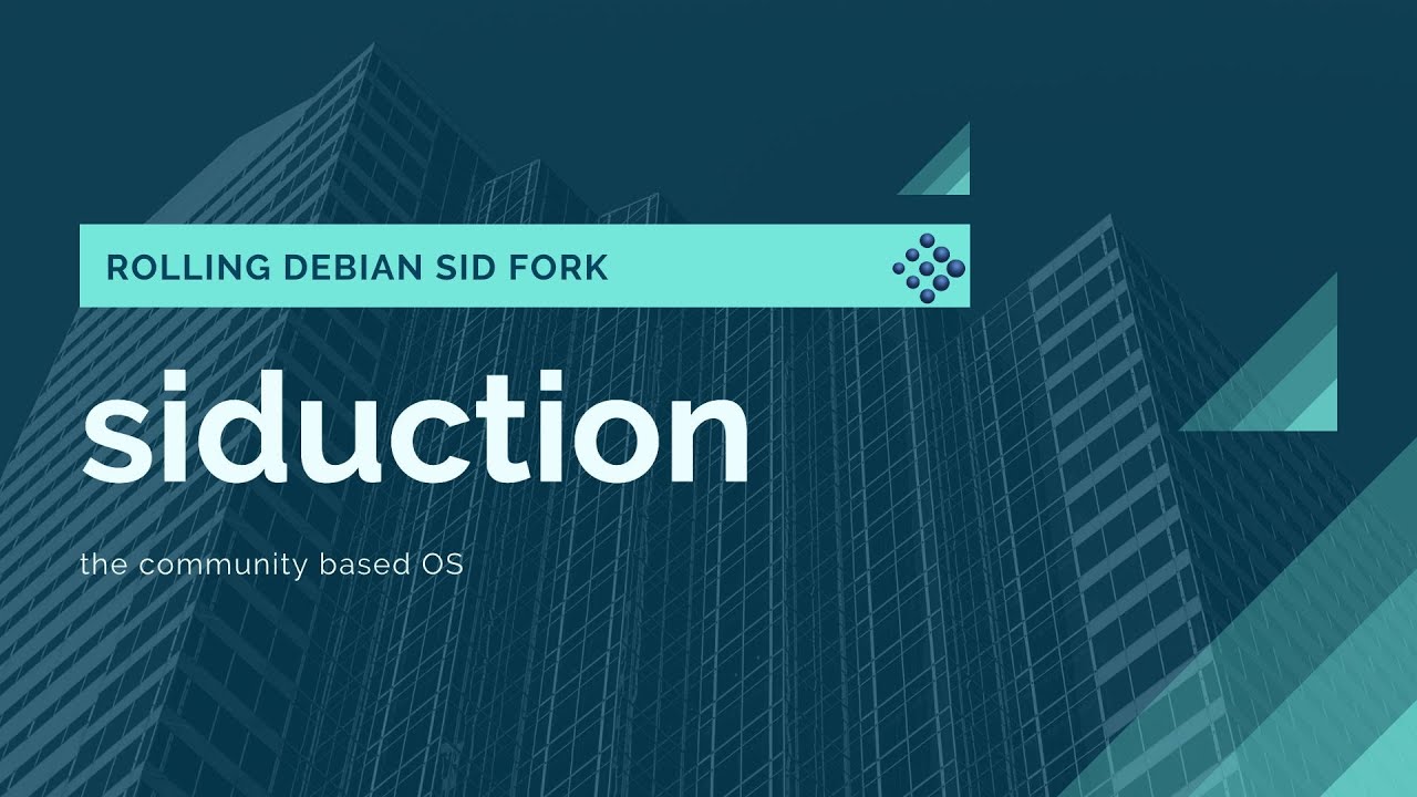 LinuxFossJourn's tweet card. Siduction - seduced by Sid. The rolling alternative to Debian Sid -...