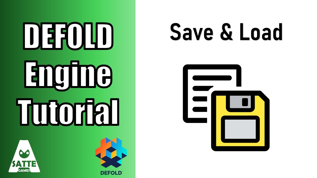 Asatte235's tweet card. Save And Load System With Defold - Defold Tutorial