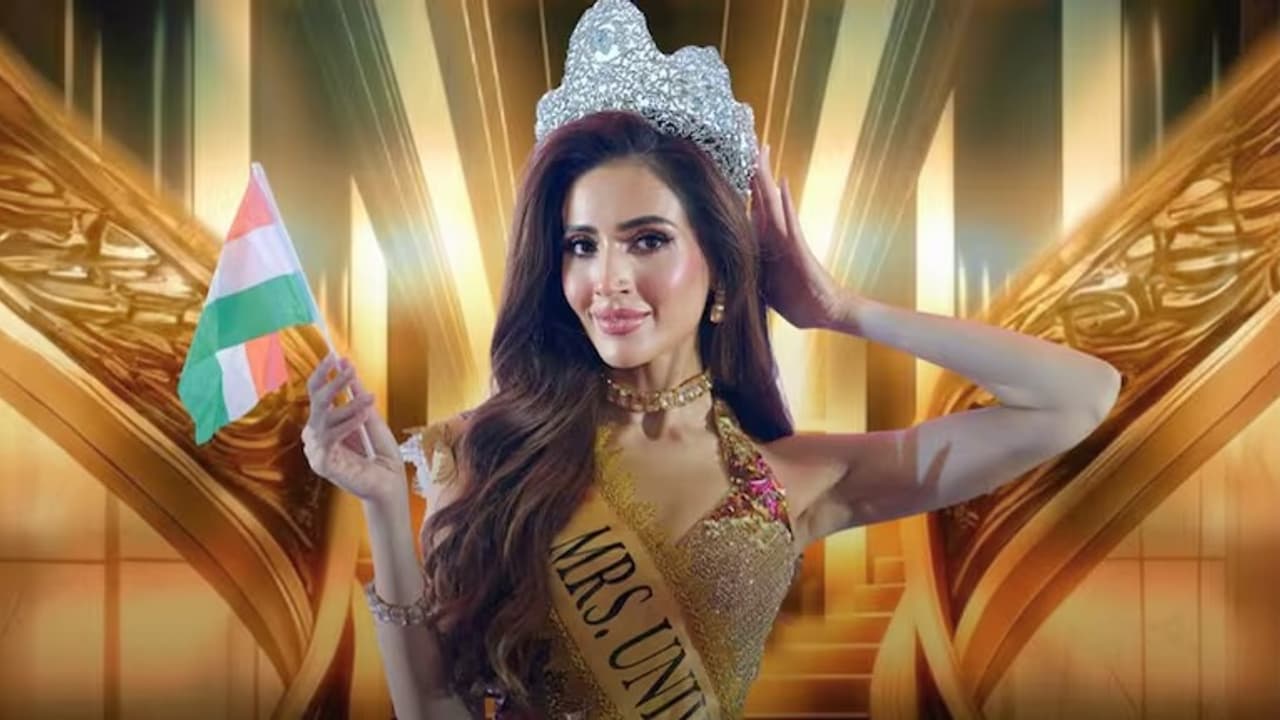 AsianetNewsSN's tweet card. Sherry Singh Makes History Becomes First Indian to Win Mrs. Universe 2025 Crown ಶೆರ್ರಿ ಸಿಂಗ್ ಅವರು 2025 ರ ಮಿಸೆಸ್ ಯูನಿವರ್ಸ್ ಕಿರೀಟವನ್ನು ಗೆಲ್ಲುವ ಮೂಲಕ ಇತಿಹಾಸ ನಿರ್ಮಿಸಿದ್ದಾರೆ, ಈ ಸಾಧನೆ ಮಾಡಿದ ಮೊದಲ ಭಾರತೀಯ ಎಂಬ...