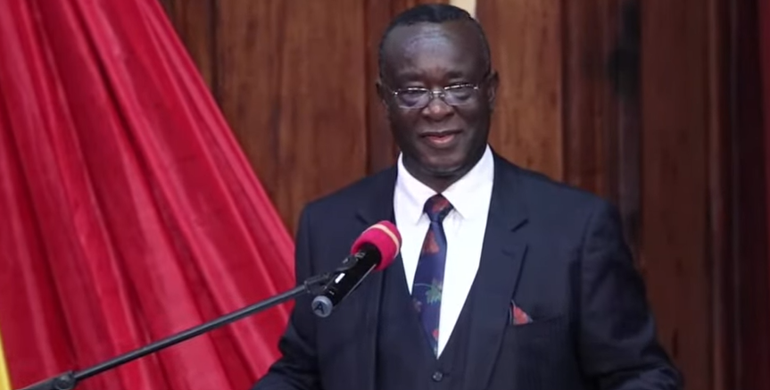 Adomonline's tweet card. Acting Chief Justice Paul Baffoe-Bonnie on Friday administered the oath of office to 824 newly qualified lawyers, urging them to uphold the highest standards