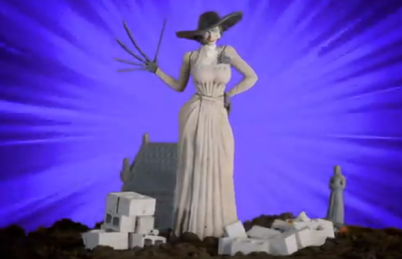 BDisgusting's tweet card. Okay, we had someone being creative in a field celebrating Resident Evil Village, and we had Lady Dimitrescu’s voice and performance capture actress revealed today. But what if we combined both?...