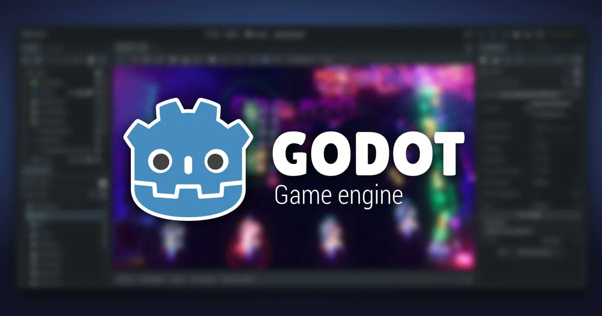 CoderDojoNara's tweet card. Godot provides a huge set of common tools, so you can just focus on making your game without reinventing the wheel.