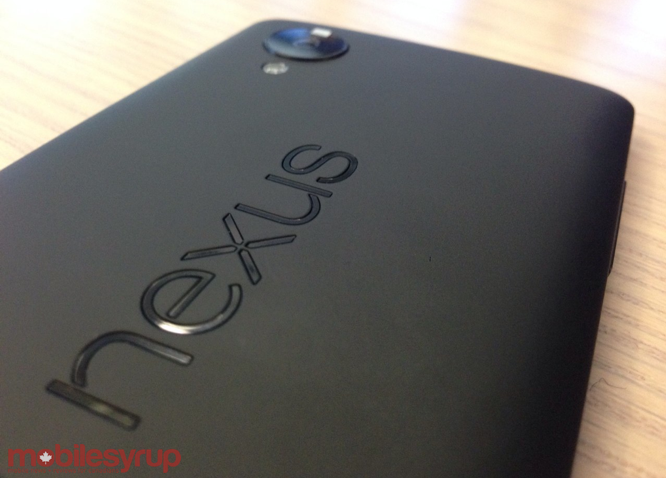 MobileSyrup's tweet card. Update: Winner announced in our win a Virgin Mobile Nexus 5 contest!