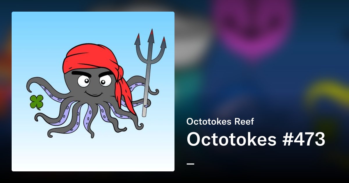 octotokes's tweet card. The official Octotokes NFT collection is live, featuring 5,000 unique, hand-drawn NFTs teeming with diverse traits and rare treasures. When you mint an Octotoke, you’re not just joining an exclusive...
