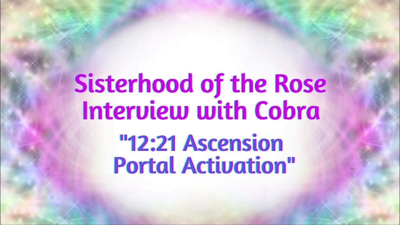 SisterhoodRose's tweet card. Sisterhood of the Rose Interview with Cobra: "12:21 Ascension Portal...
