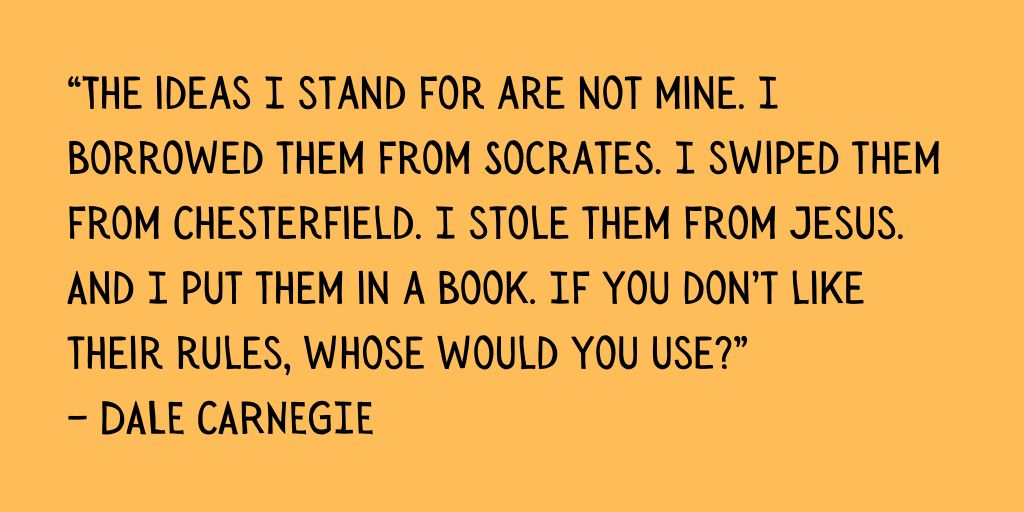 mfaenlle's tweet card. Borrowed ideas from others remind us that wisdom is timeless—Carnegie credited Socrates, Jesus, and more for shaping his thinking.