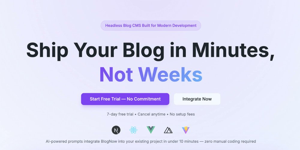 PythonTrends's tweet card. Technical deep dive into building BlogNow - a production-ready headless CMS that costs 90% less than competitors I was paying $99/month to Contentful just to serve blog posts via an API. After hitt...