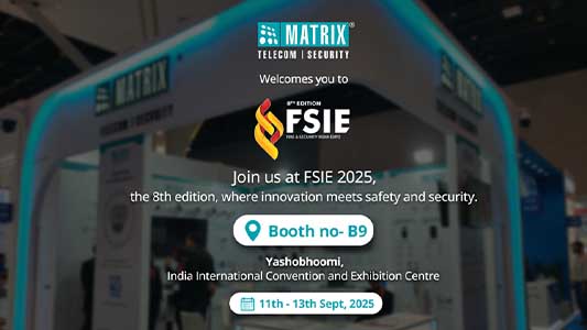 era_electronics's tweet card. Matrix Comsec, a leading provider of Security and Telecom solutions, is proud to announce its participation at FSIE 2025. With