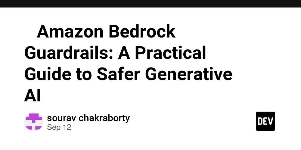 aws_cb_blogs's tweet card. Generative AI is transforming how we build products — from conversational bots 🤖 to creative...