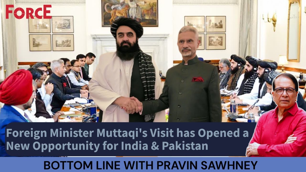 PravinSawhney's tweet card. Foreign Minister Muttaqi's Visit has Opened a New Opportunity for...