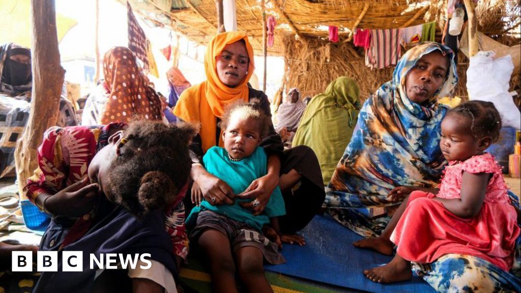 BBCWorld's tweet card. El-Fasher has been surrounded by the RSF for 17 months, as residents face hunger and starvation.