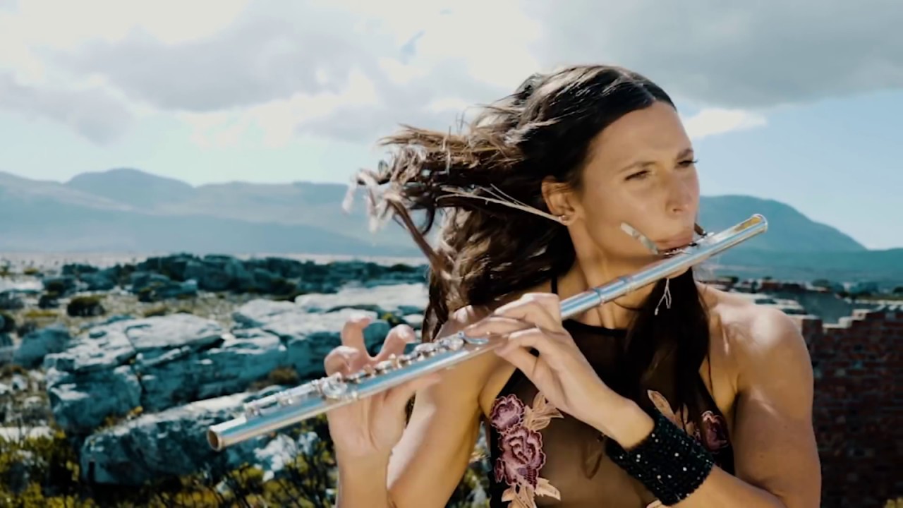 carinabruwer's tweet card. While My Guitar Gently Weeps - on flute! Beatles cover by Carina...