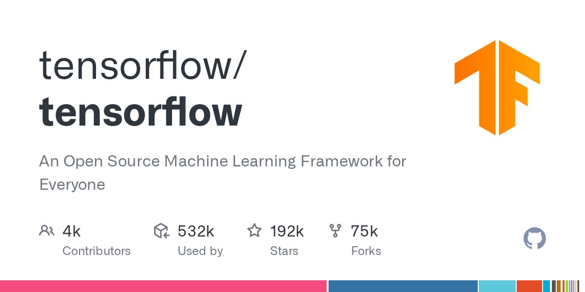 panta_sui's tweet card. An Open Source Machine Learning Framework for Everyone - tensorflow/tensorflow