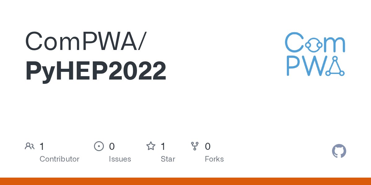 PyHEPConf's tweet card. Contribute to ComPWA/PyHEP2022 development by creating an account on GitHub.