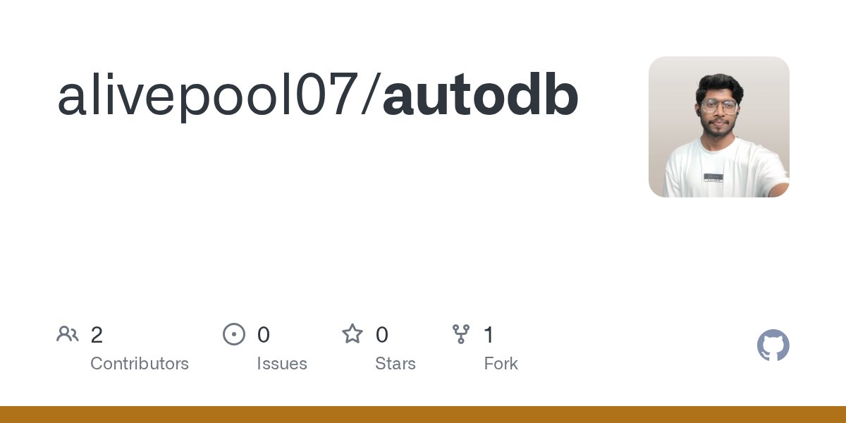 sxrthxk's tweet card. Contribute to alivepool07/autodb development by creating an account on GitHub.