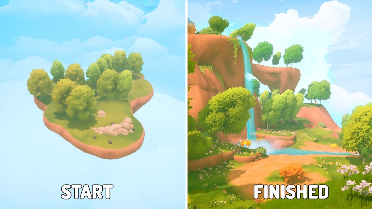 cozygameslover's tweet card. How We Build A Island In Unreal Engine 5 For Our Game