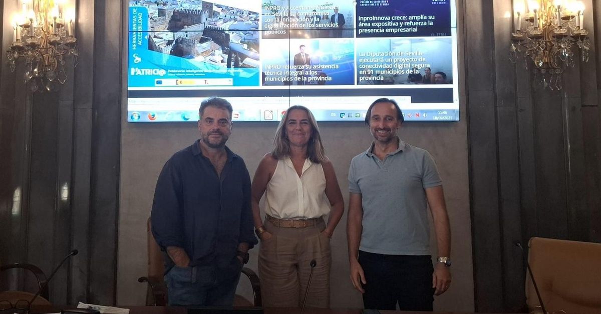 SevillaDiarioes's tweet card. Carmen Rodríguez Quirós, gerente de INPRO, inicia las sesiones formativas para el personal involucrado de cara a seguir avanzando en la estrategia de digitalización