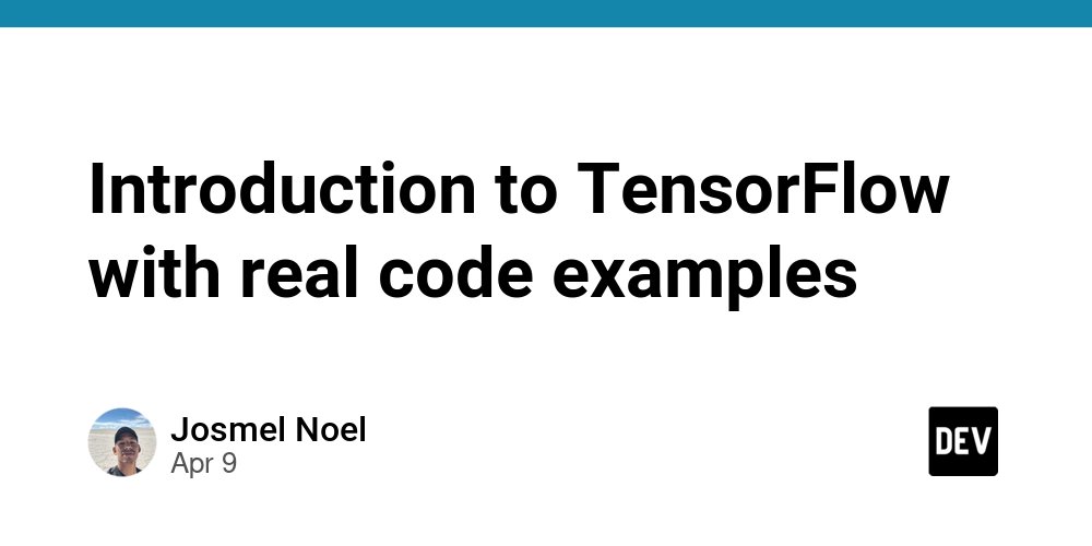 MathieuPiton's tweet card. # Introduction to TensorFlow with Real Code Examples Hello, fellow developers! Today, we're going to...