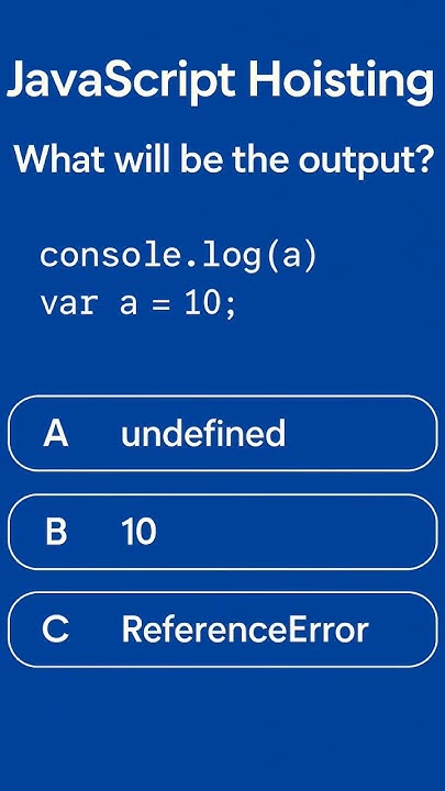 CloudRaaga's tweet card. Hoisting in JavaScript 🧠 | Quick Dev Tip! #javascript #learnjs