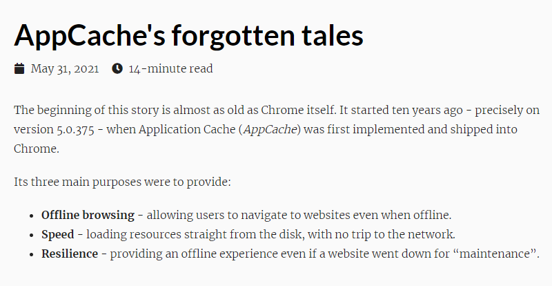 lbherrera_'s tweet card. Leveraging AppCache's network section to leak the complete URL of cross-origin redirects.