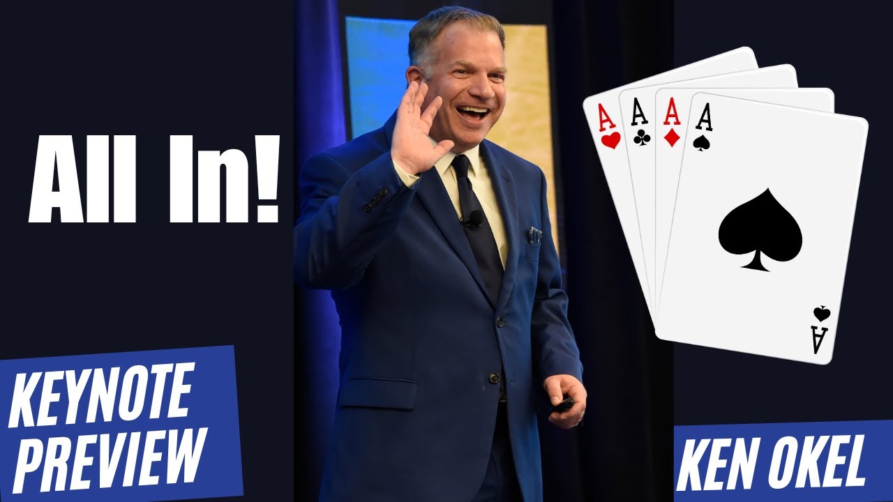 KenOkel's tweet card. All In! Keynote Preivew