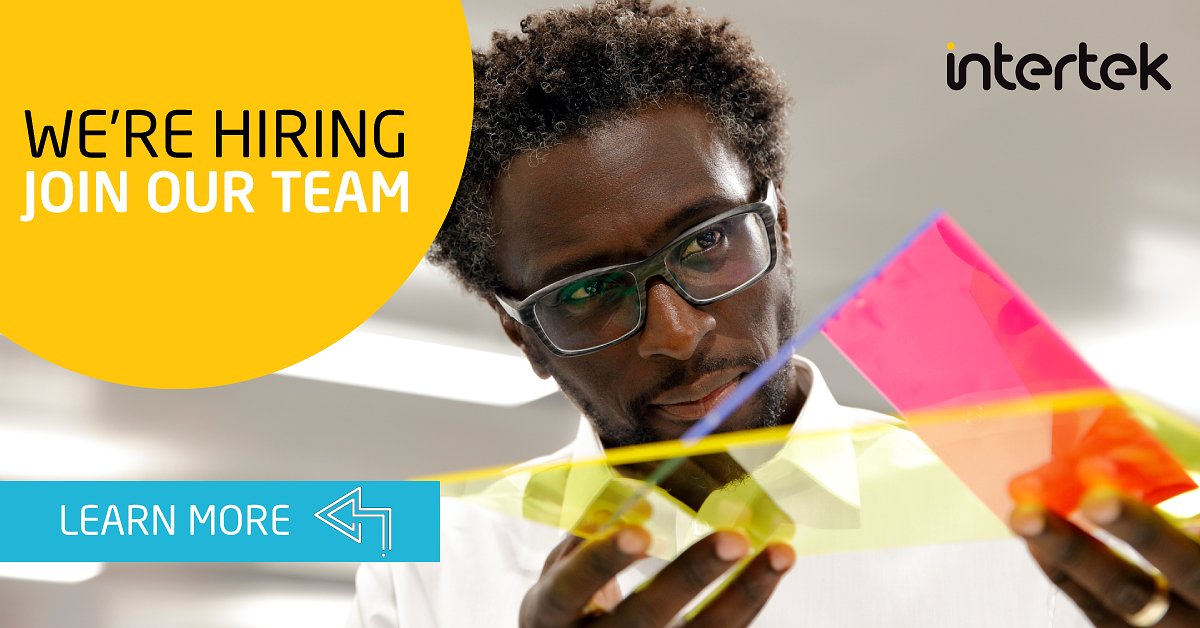 IntertekNAJobs's tweet card. Laboratory Technician, Flotation Met - Tucson, AZ Intertek, a leading provider of quality and safety solutions to many of the world's top-recognized brands and companies, is actively seeking a...