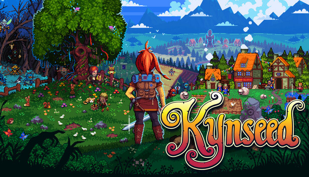Kynseed's tweet card. Embark on a lifetime of adventure in a beautiful world of creativity and intrigue. Raise a family, customise your farm, run a business, craft items, and battle some marvellously malevolent monsters.