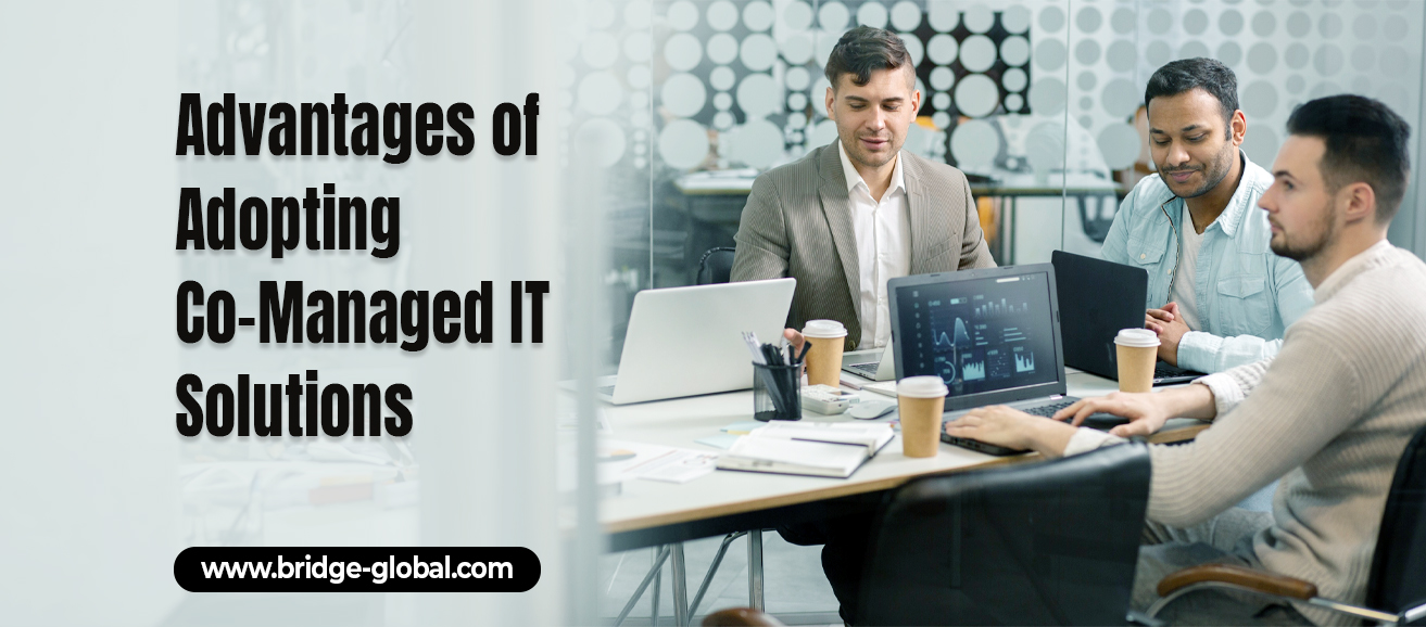 Bridge_Tweed's tweet card. Co-managed IT solutions foster innovation and streamline efficiency for both small businesses and large entities. Read the blog to find benefits.