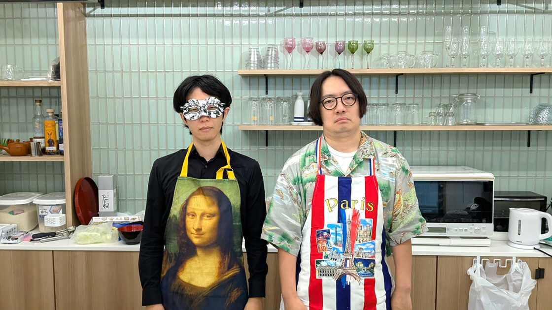 omocoro's tweet card. オモコロ編集部の3人がバゲットを作ります。聞いても社会のことは何も知れません。
