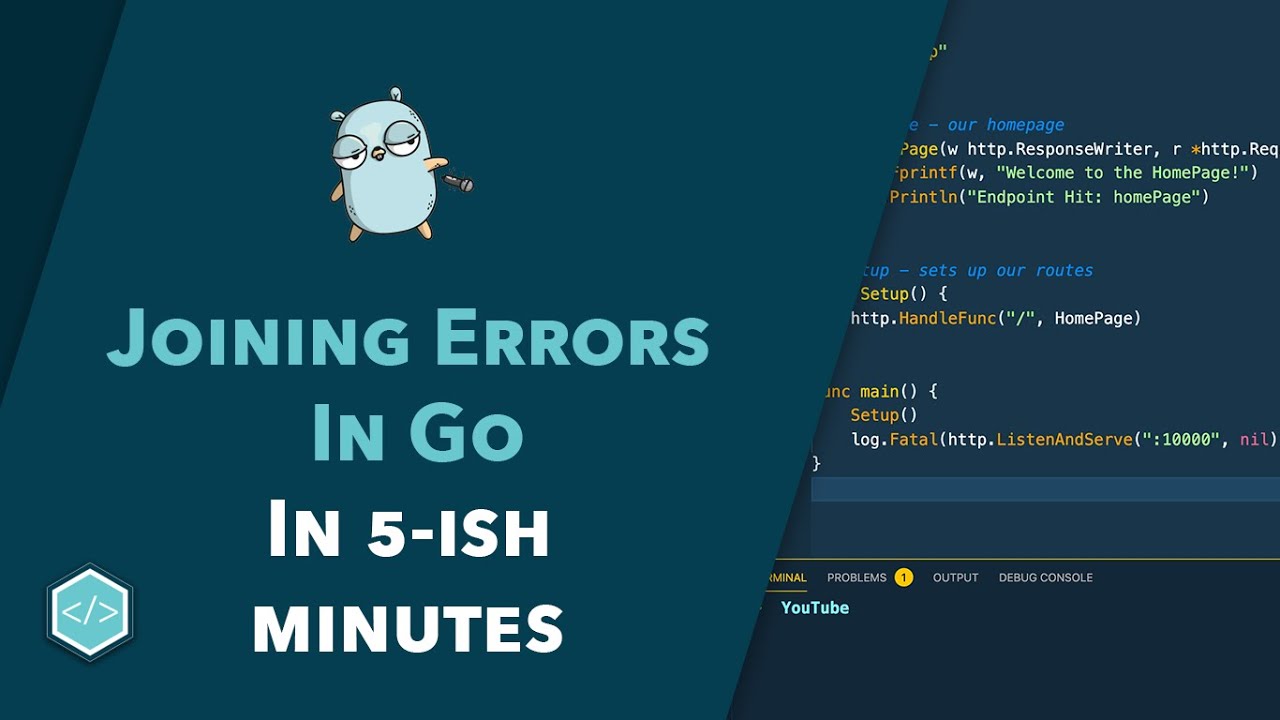 Elliot_F's tweet card. Joining Error Values in Go with errors.Join