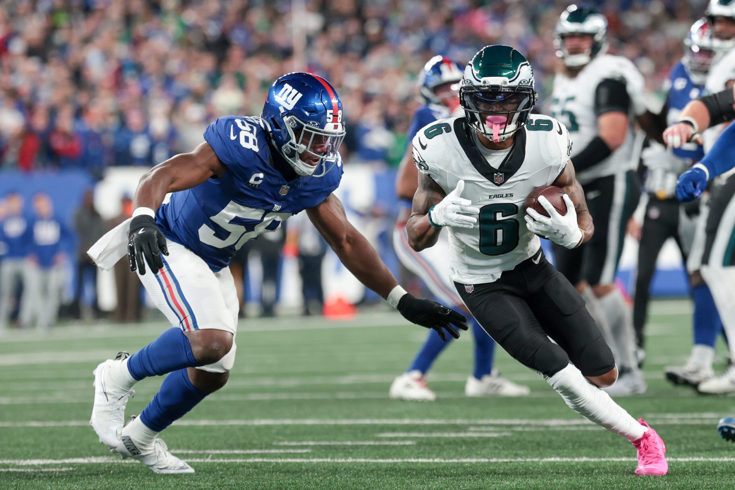 ericjohnson05's tweet card. It's time for full-blown panic for the Philadelphia Eagles after an embarrassing Week 6 loss to the New York Giants.