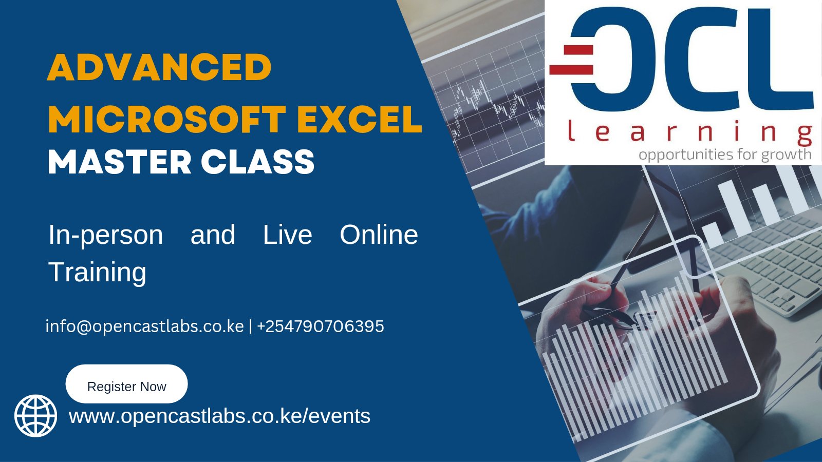 OpenCastlabs's tweet card. OCL Learning is the leading Microsoft Applications training company in Kenya and Eastern Africa. We provide corporate training for organizations, Live Online