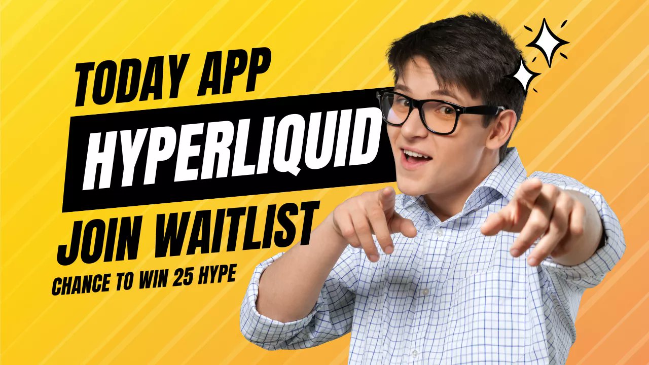 dhirajdixit2002's tweet card. Discover Today – the social trading app built on Hyperliquid. Join the waitlist, secure your spot for a potential airdrop, and explore features like AI copilot, one-tap trading, and HYPE token...