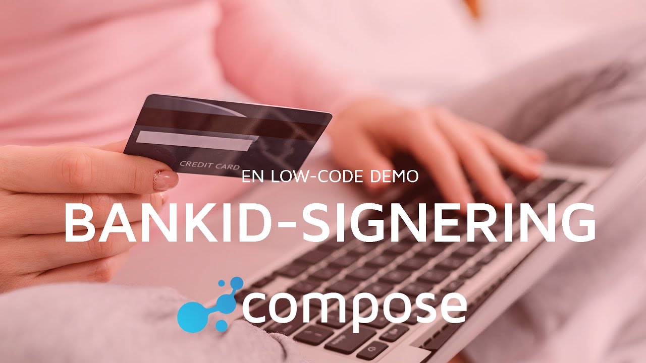 ComposeSoftware's tweet card. Kontrakter med BankID-signering – Compose