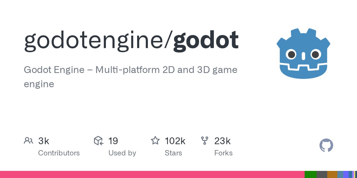github_tracker's tweet card. Godot Engine – Multi-platform 2D and 3D game engine - godotengine/godot