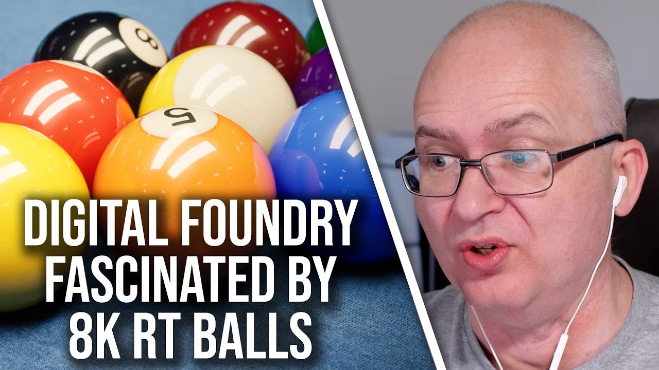 PurePoolPro's tweet card. Pure Pool Pro - Digital Foundry Fascinated By 8K RT Balls