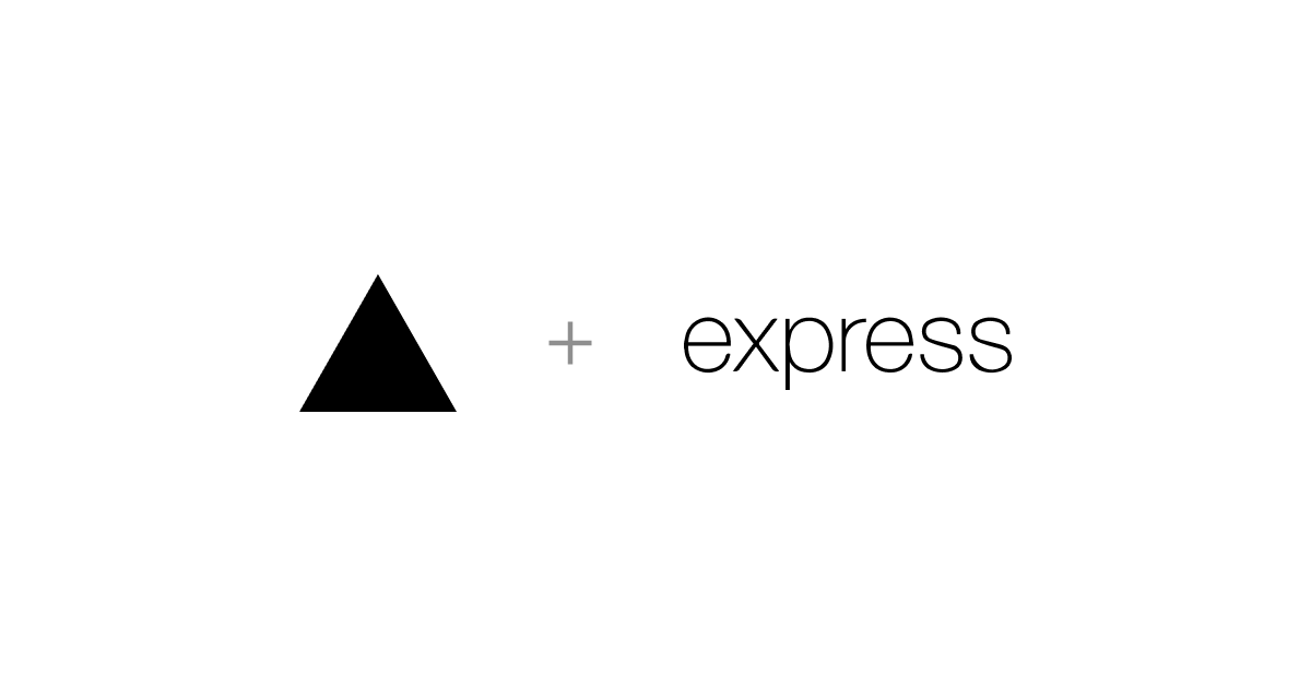 vercel_dev's tweet card. Vercel now detects and deploys Express, a fast, unopinionated, minimalist web framework built on web standards, with zero configuration.