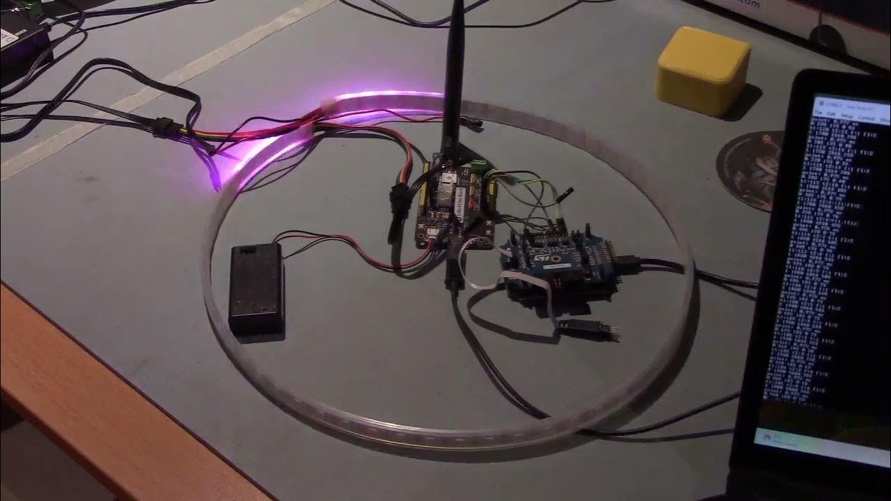 FirmwareModules's tweet card. Connected LED light strip project phase 2