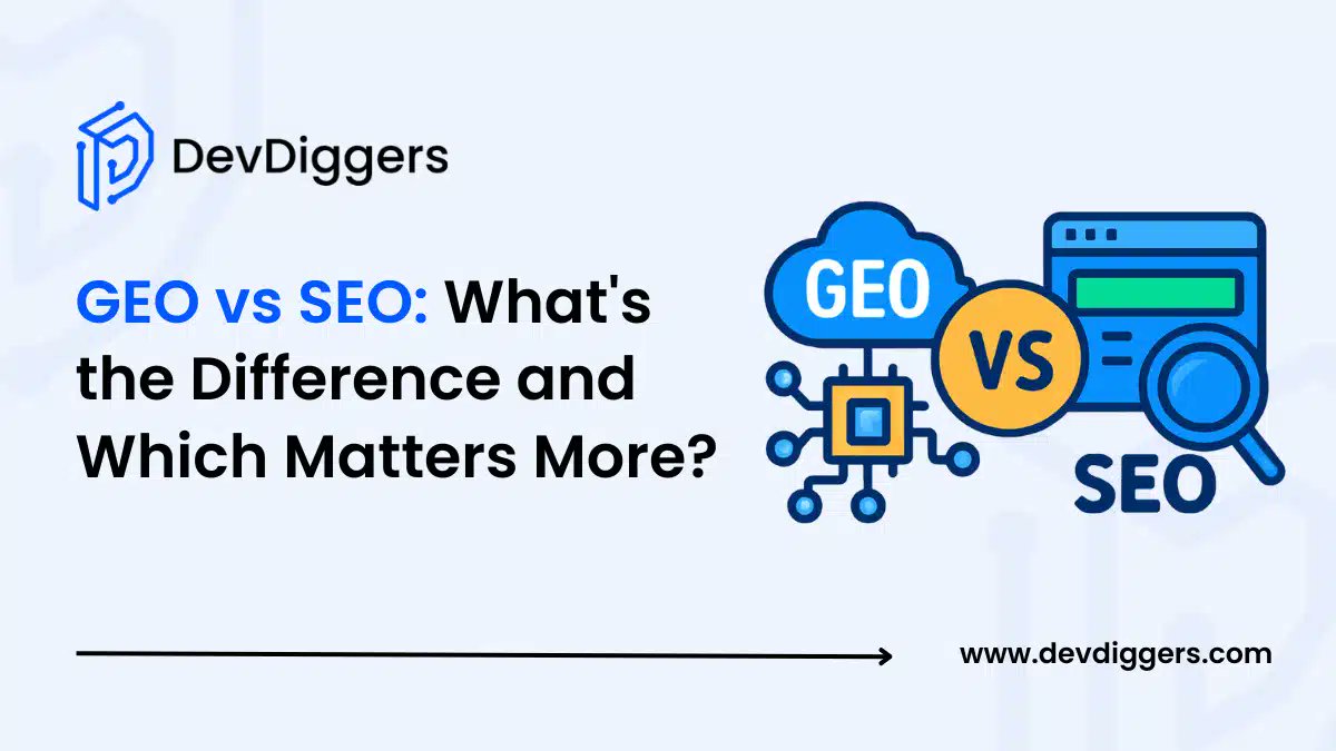 devdiggers's tweet card. Want to know about GEO vs SEO? Learn how GEO differs from SEO, explore workflows, comparison tables and practical strategies to use both.