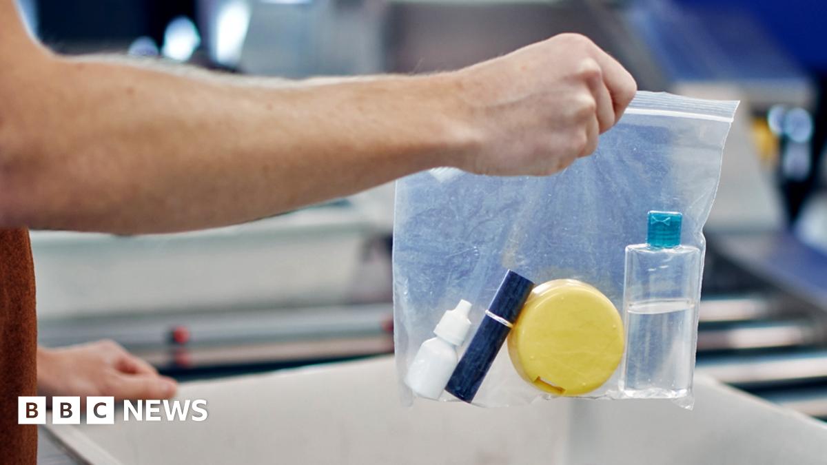 drjavafox's tweet card. Restrictions on liquids and removing electrical items from bags are to be axed by June 2024.