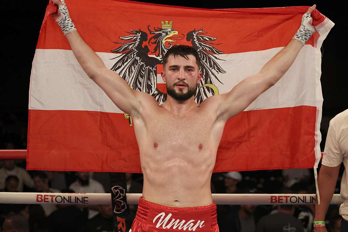 PRProSanDiego's tweet card. Is Umar Dzambekov the next light heavyweight star? Based on the Hollywood Fight Nights performance Friday, the answer is yes.